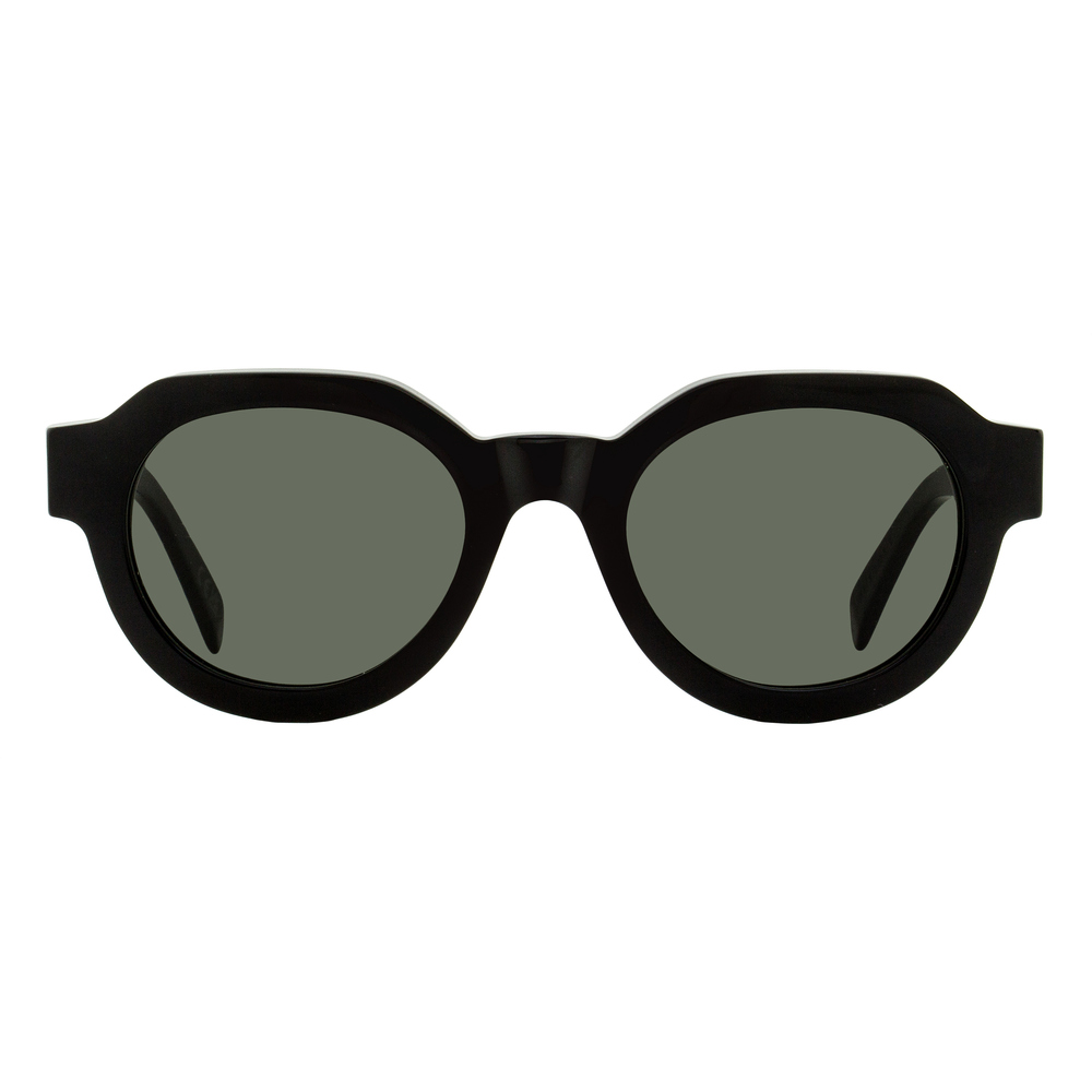 Retrosuperfuture Rounded Geometric Sunglasses Vostro NY2 Black 51mm - Picture 2 of 2